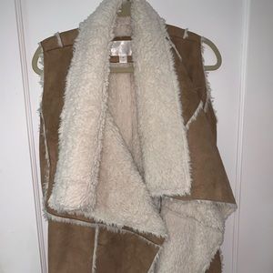 Faux fur vest